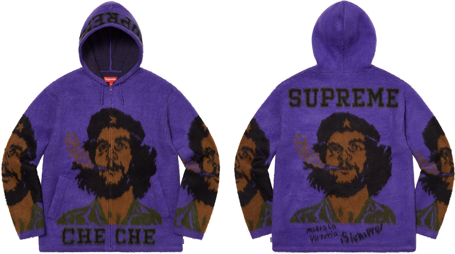 Che Hooded Zip Up Sweater view 7